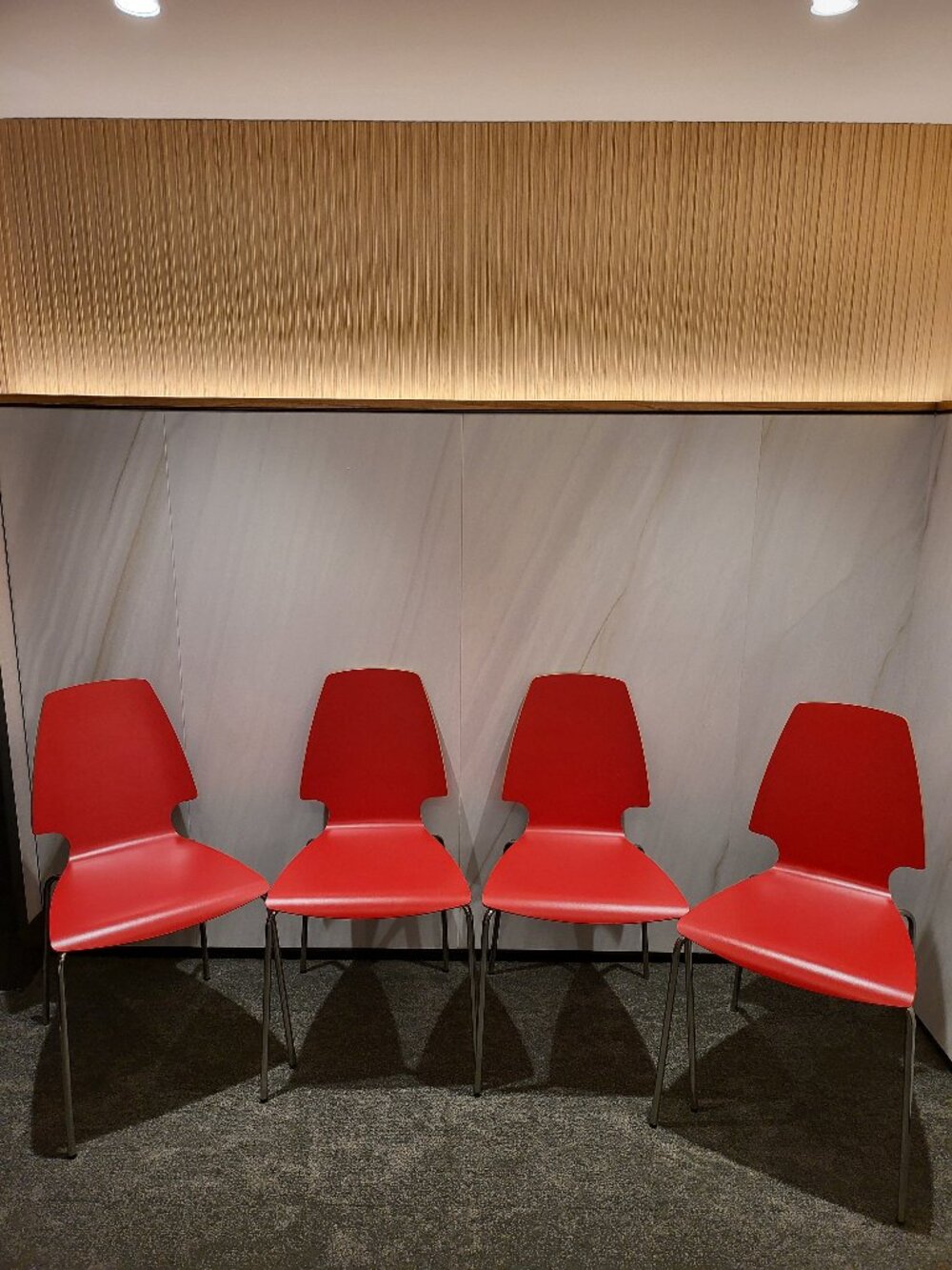 4 Red Chairs